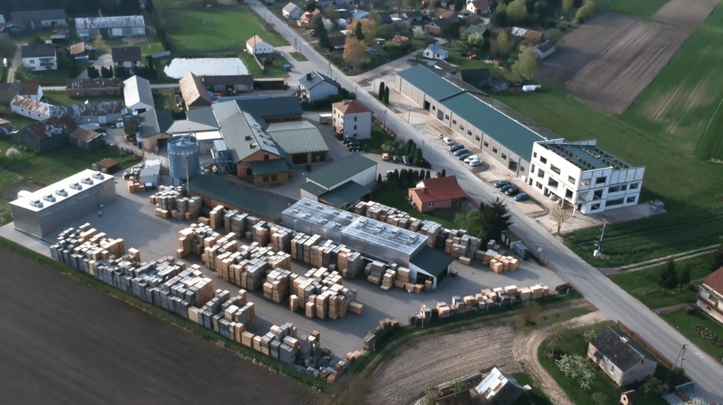 Jabłoński Parkett – ein Blick aus der Vogelperspektive auf das Produktionswerk